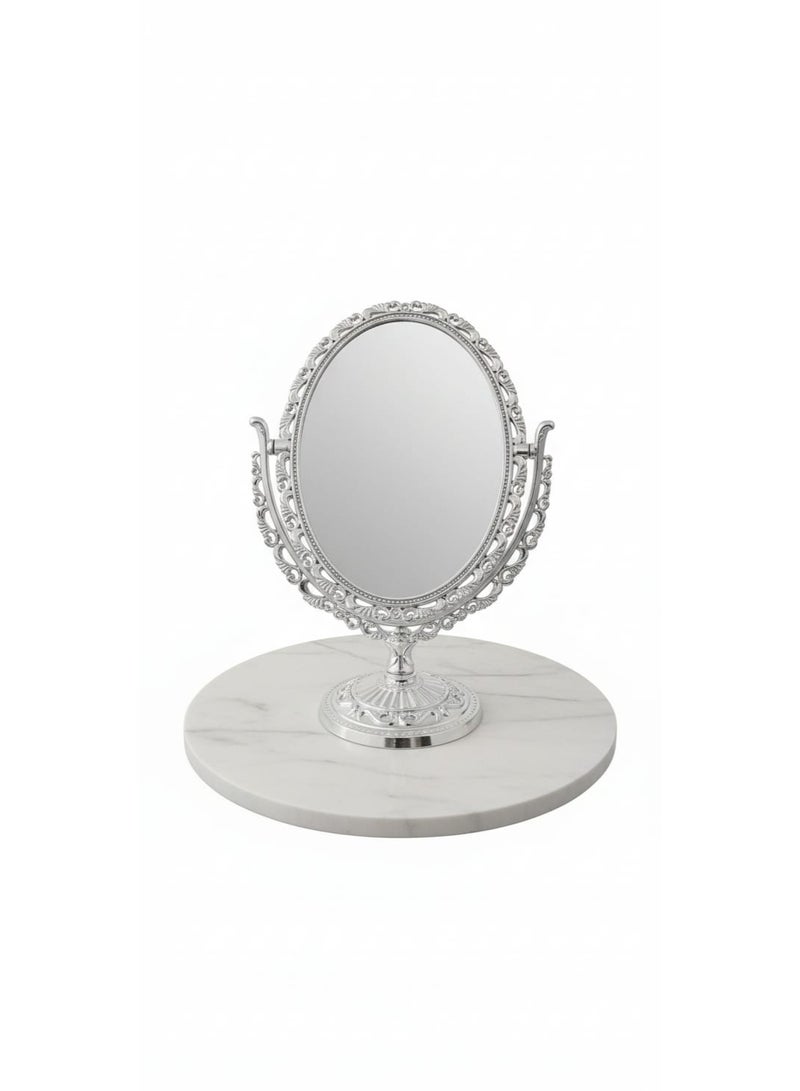 Tabletop Makeup Mirror Desktop Vanity Mirror Double-Sided - Image 1